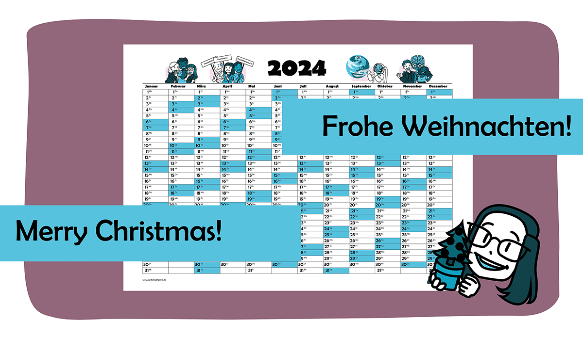 psychosoph 2024 Frohe Weihnachten Kalender