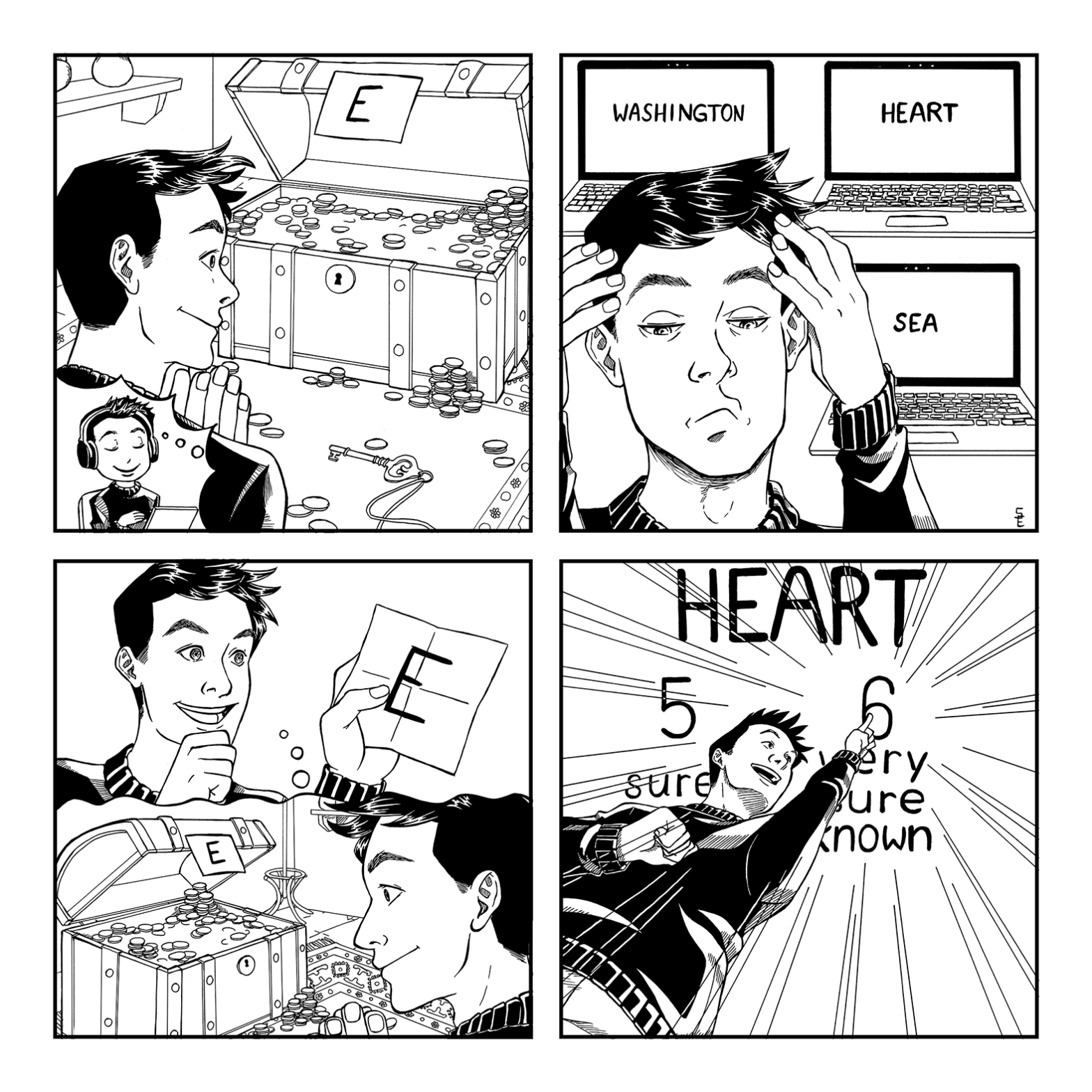 Memory & Hypnosis Illustration Full Comic Illustration